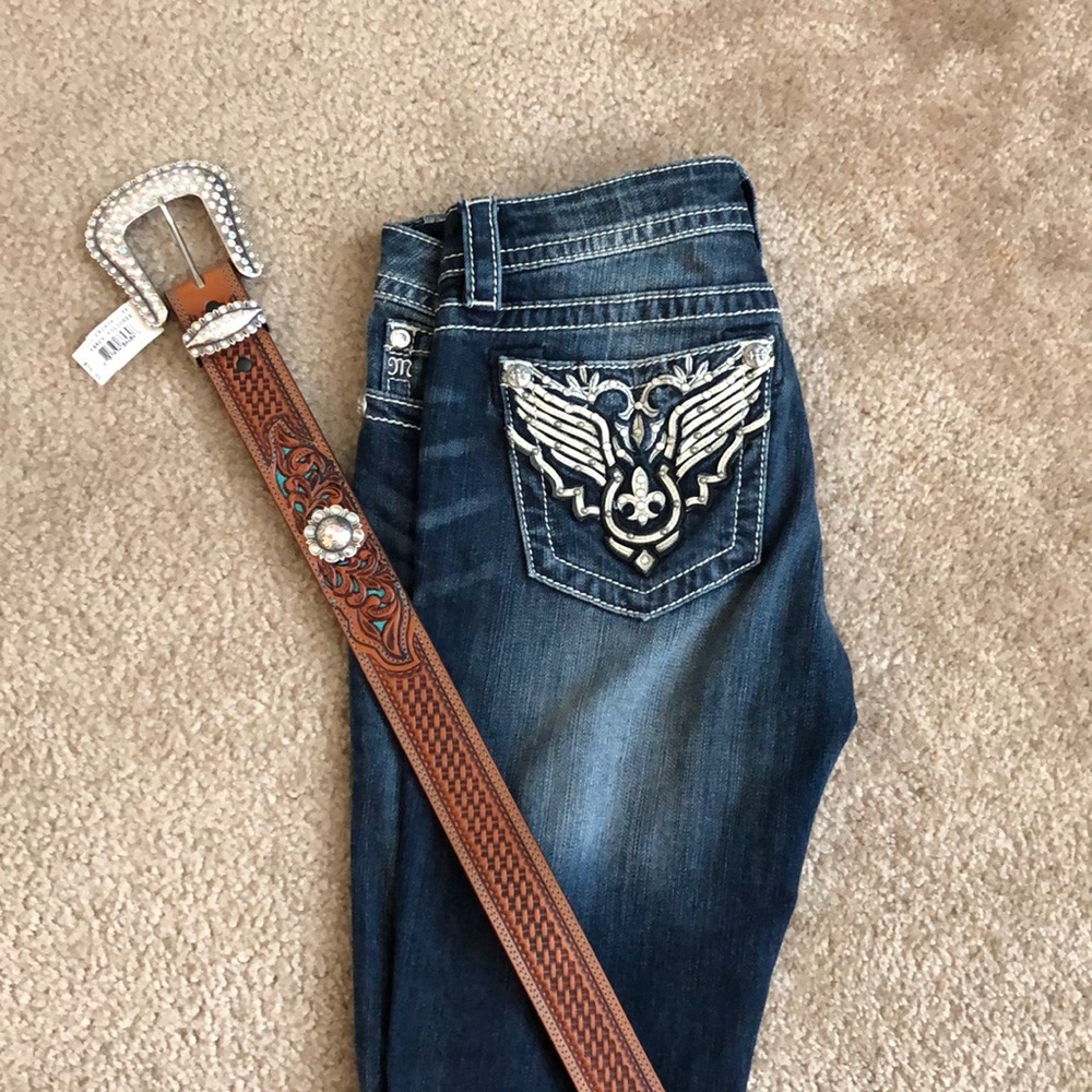 Brand new bling belt size 34